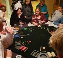 Poker evening